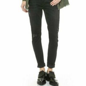 R+A  Road to Awe Gray‎ Bleached Out Skinny Jeans